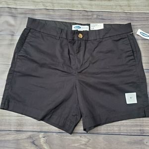 Old Navy Every Day Shorts 5" Inseam Black NWT